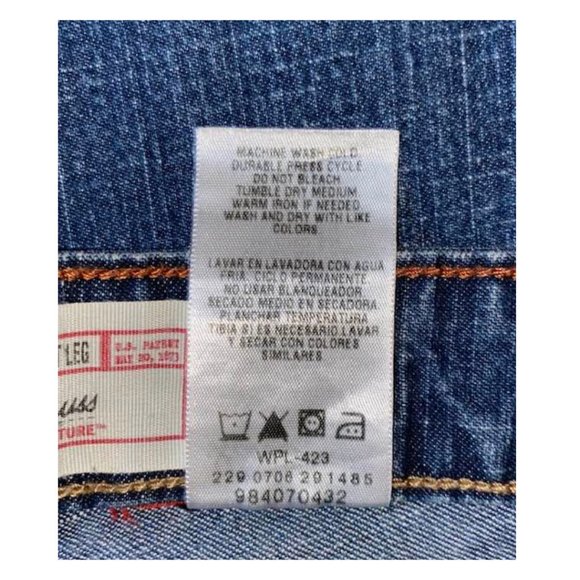 Levi Strauss Stretch Mid-Rise Straight Leg Signature Jeans - Picture 8 of 10